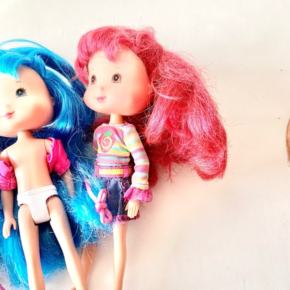 Set of 3 doll 5-6” tall. Strawberry shortcake scented dolls. - Picture 3 of 6